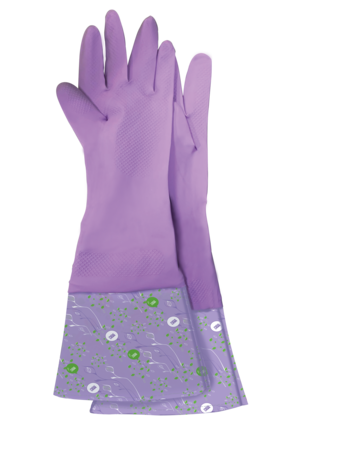 Latex Gloves Universal "Chistenot" (household) with a cuff Meine Liebe